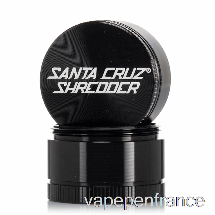 Santa Cruz Shredder 1,6 Pouces Petit Broyeur 3 Pièces Noir (40 Mm) Stylo Vape